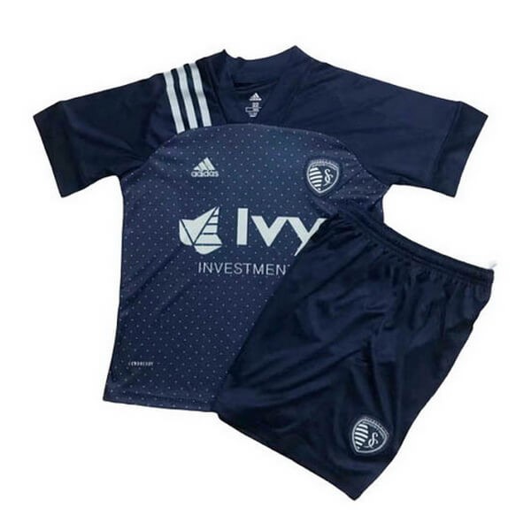 Maillot Football Sporting Kansas City Exterieur Enfant 2020-21 Bleu